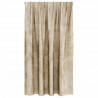 Zasłony z weluru z zasłonami 2 pcs Kremowy 140 x 140 cm Aksamit