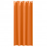 Firany blackout z kółkami 2 pcs Jasnopomarańczowy 245 x 140 cm
