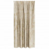 Zasłony z weluru z zasłonami 2 pcs Kremowy 175 x 140 cm Aksamit