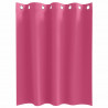 Firany blackout z kółkami 2 pcs Jasnoróżowy 140 x 140 cm
