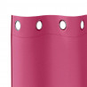 Firany blackout z kółkami 2 pcs Jasnoróżowy 140 x 140 cm