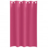 Firany blackout z kółkami 2 pcs Jasnoróżowy 175 x 140 cm