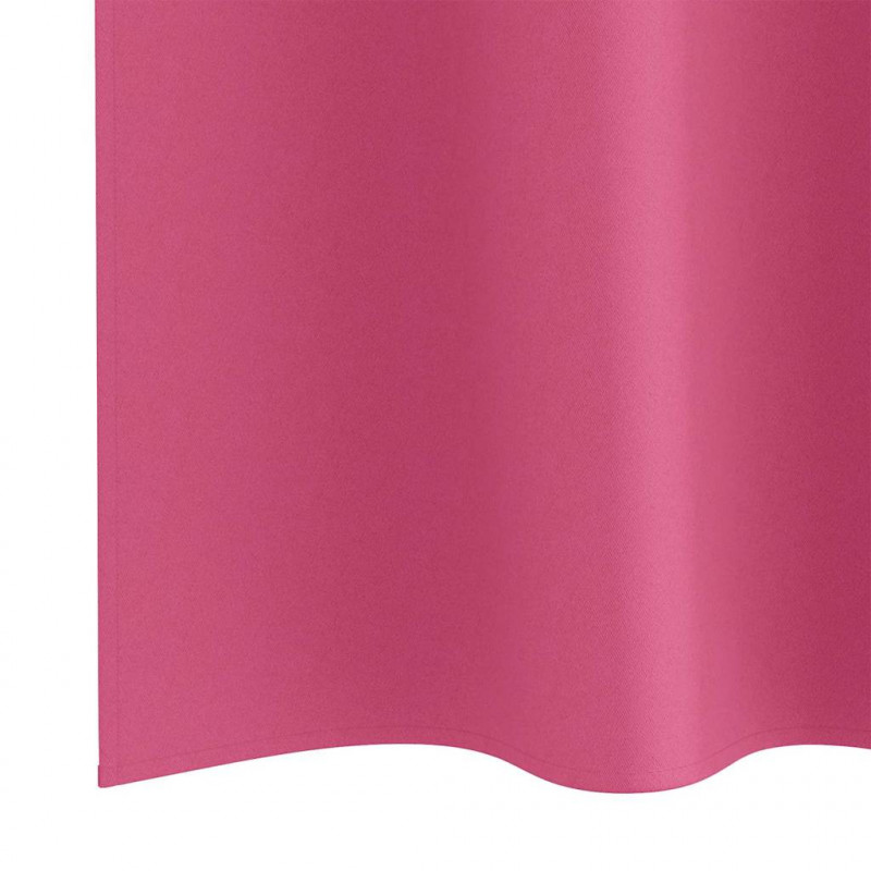 Firany blackout z kółkami 2 pcs Jasnoróżowy 245 x 140 cm