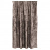 Zasłony z weluru 2 pcs Cappuccino 140 x 140 cm Aksamit