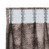 Zasłony z weluru 2 pcs Cappuccino 140 x 140 cm Aksamit