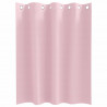 Firany blackout z kółkami 2 pcs Dziecięcy róż 140 x 140 cm