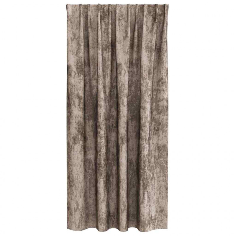 Zasłony z weluru 2 pcs Cappuccino 175 x 140 cm Aksamit