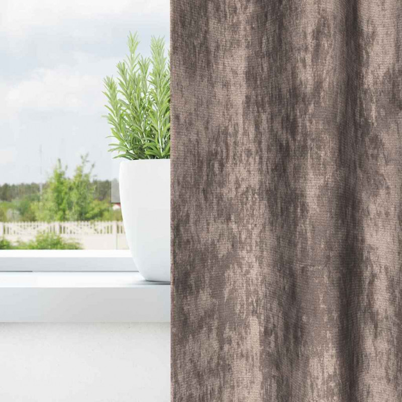 Zasłony z weluru 2 pcs Cappuccino 225 x 140 cm Aksamit