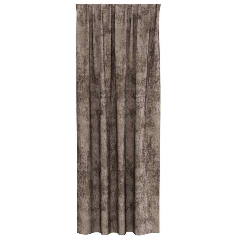 Zasłony z weluru 2 pcs Cappuccino 225 x 140 cm Aksamit
