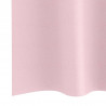 Firany blackout z kółkami 2 pcs Dziecięcy róż 260 x 140 cm