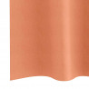 Firany blackout z kółkami 2 pcs terakota 175 x 140 cm Poliester