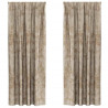 Zasłony z weluru 2 pcs szampański 225 x 140 cm Aksamit