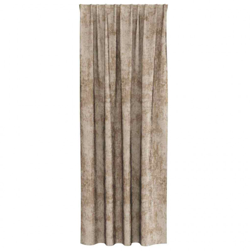 Zasłony z weluru 2 pcs szampański 225 x 140 cm Aksamit
