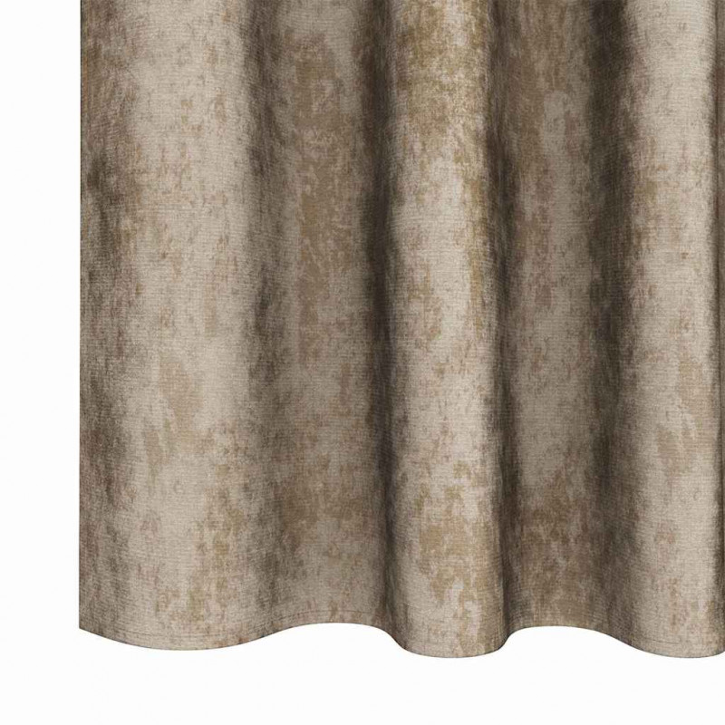 Zasłony z weluru 2 pcs szampański 225 x 140 cm Aksamit