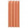 Firany blackout z kółkami 2 pcs terakota 245 x 140 cm Poliester