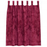 Zasłony z weluru 2 pcs Czerwone wino 140 x 140 cm Aksamit