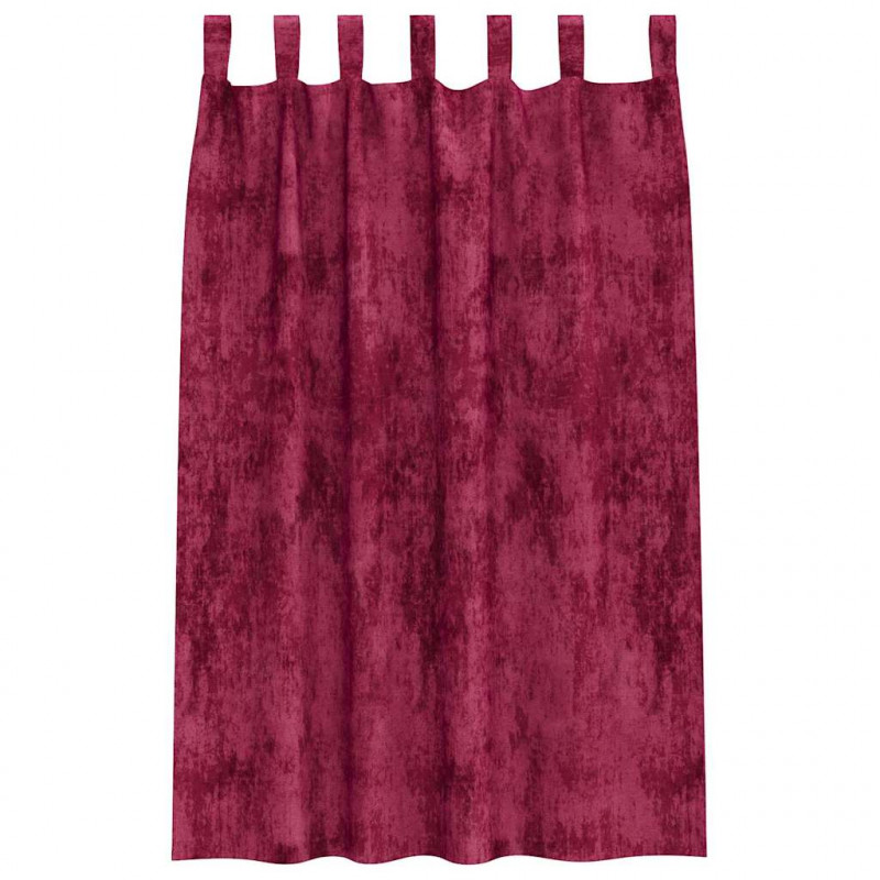Zasłony z weluru 2 pcs czerwone wino 175 x 140 cm Aksamit