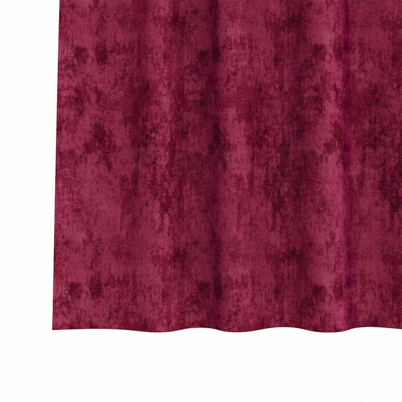 Zasłony z weluru 2 pcs czerwone wino 245 x 140 cm Aksamit