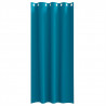 Firany blackout z kółkami 2 pcs Turkusowy 245 x 140 cm