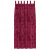 Zasłony z weluru 2 pcs czerwone wino 260 x 140 cm Aksamit