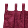 Zasłony z weluru 2 pcs czerwone wino 260 x 140 cm Aksamit