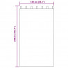 Zasłony z weluru 2 pcs czerwone wino 260 x 140 cm Aksamit