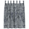 Zasłony z weluru 2 pcs Srebrnoszary 140 x 140 cm Aksamit