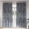 Zasłony z weluru 2 pcs Srebrnoszary 260 x 140 cm Aksamit