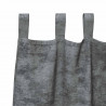 Zasłony z weluru z zasłonami 2 pcs Szary 140 x 140 cm Aksamit