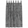 Zasłony z weluru z zasłonami 2 pcs Szary 175 x 140 cm Aksamit