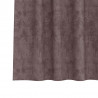 Zasłony z weluru z zasłonami 2 pcs Brązowy 140 x 140 cm Aksamit