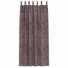 Zasłony z weluru z zasłonami 2 pcs Brązowy 260 x 140 cm Aksamit