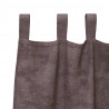 Zasłony z weluru z zasłonami 2 pcs Brązowy 260 x 140 cm Aksamit