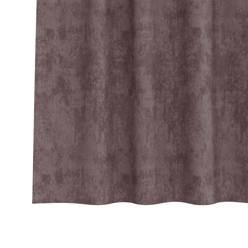 Zasłony z weluru z zasłonami 2 pcs Brązowy 260 x 140 cm Aksamit