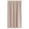 Firany blackout z kółkami 2 pcs Ciemnoszary 140 x 140 cm
