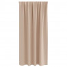 Firany blackout z kółkami 2 pcs Ciemnoszary 175 x 140 cm
