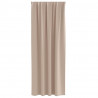 Firany blackout z kółkami 2 pcs Ciemnoszary 245 x 140 cm