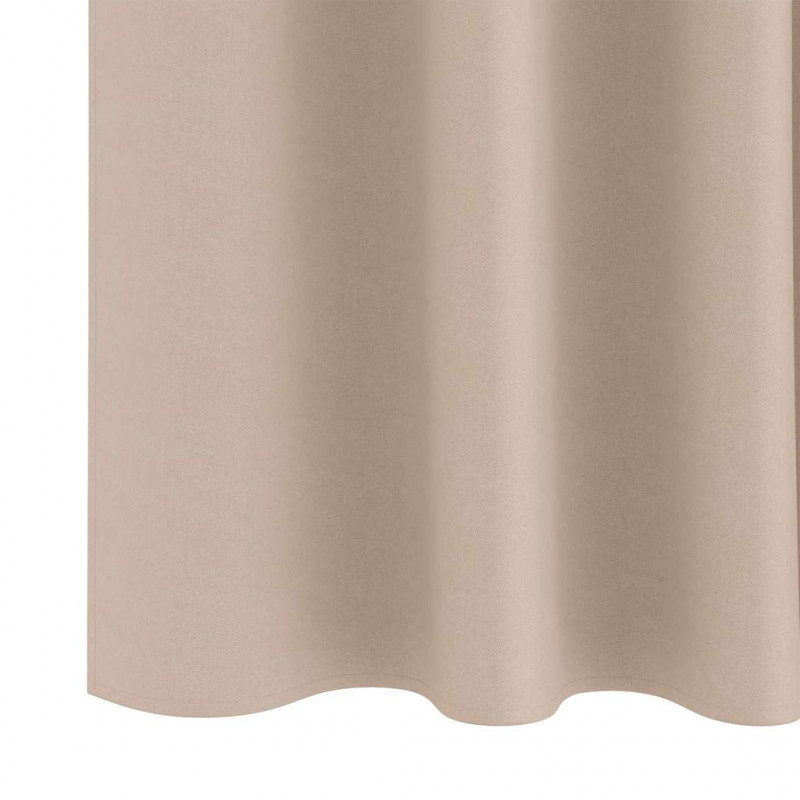 Firany blackout z kółkami 2 pcs Ciemnoszary 245 x 140 cm