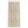 Zasłony z weluru z zasłonami 2 pcs Kremowy 260 x 140 cm Aksamit