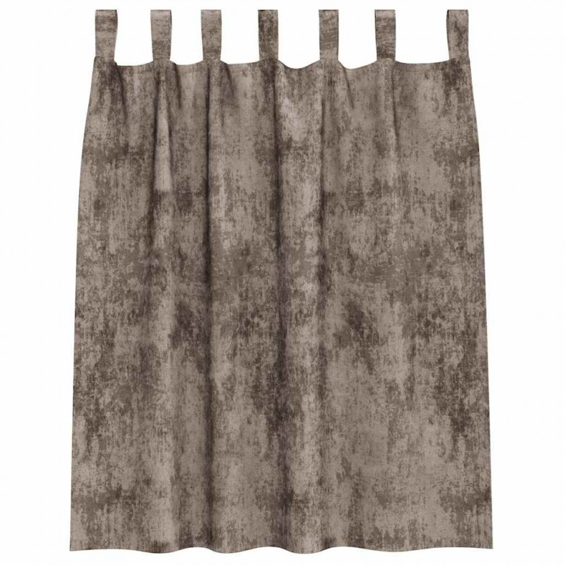 Zasłony z weluru 2 pcs Cappuccino 140 x 140 cm Aksamit