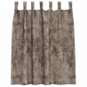 Zasłony z weluru 2 pcs Cappuccino 140 x 140 cm Aksamit