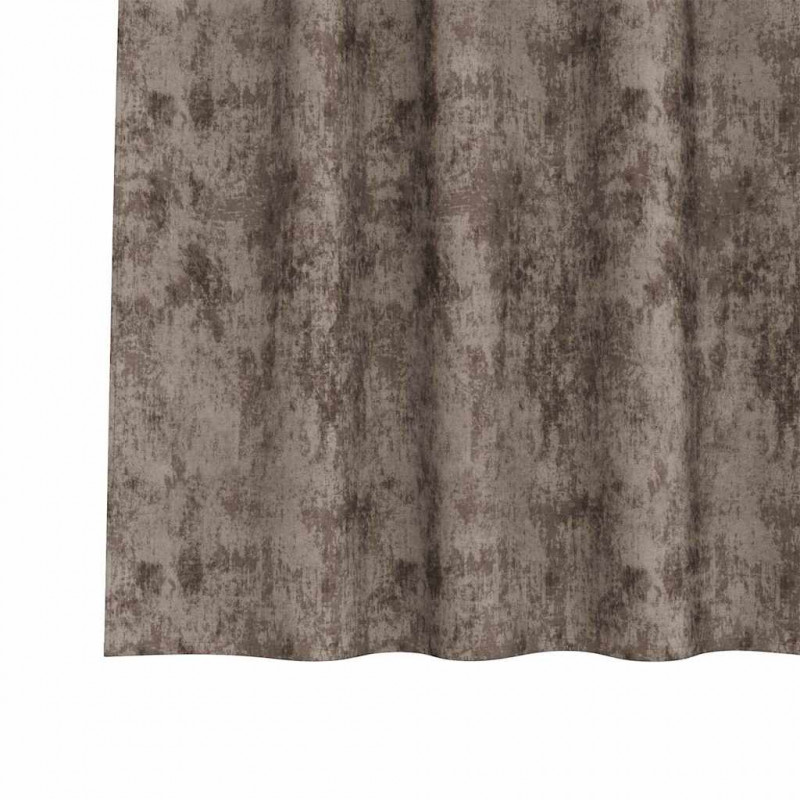 Zasłony z weluru 2 pcs Cappuccino 140 x 140 cm Aksamit
