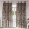 Zasłony z weluru 2 pcs Cappuccino 245 x 140 cm Aksamit