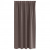 Firany blackout z kółkami 2 pcs Ciemny brąz 175 x 140 cm