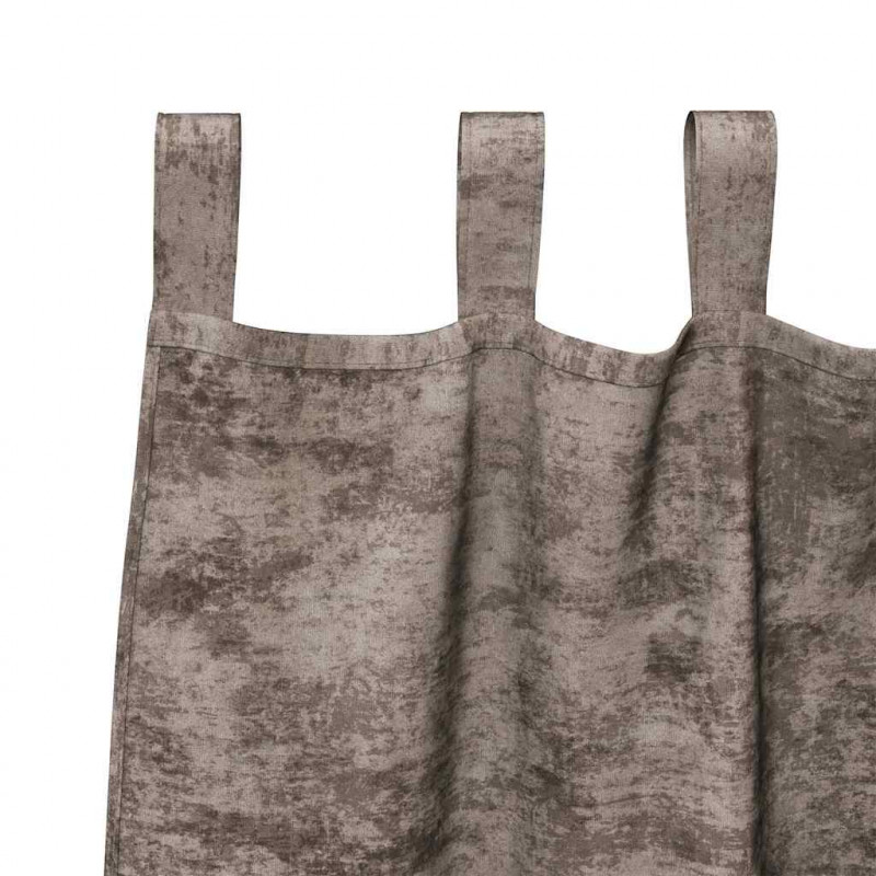 Zasłony z weluru 2 pcs Cappuccino 245 x 140 cm Aksamit