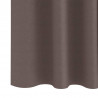 Firany blackout z kółkami 2 pcs Ciemny brąz 260 x 140 cm