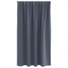 Firany blackout z kółkami 2 pcs Antracyt 140 x 140 cm Poliester