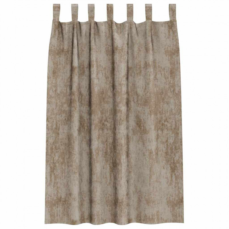 Zasłony z weluru 2 pcs szampański 175 x 140 cm Aksamit