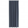 Firany blackout z kółkami 2 pcs Antracyt 225 x 140 cm Poliester