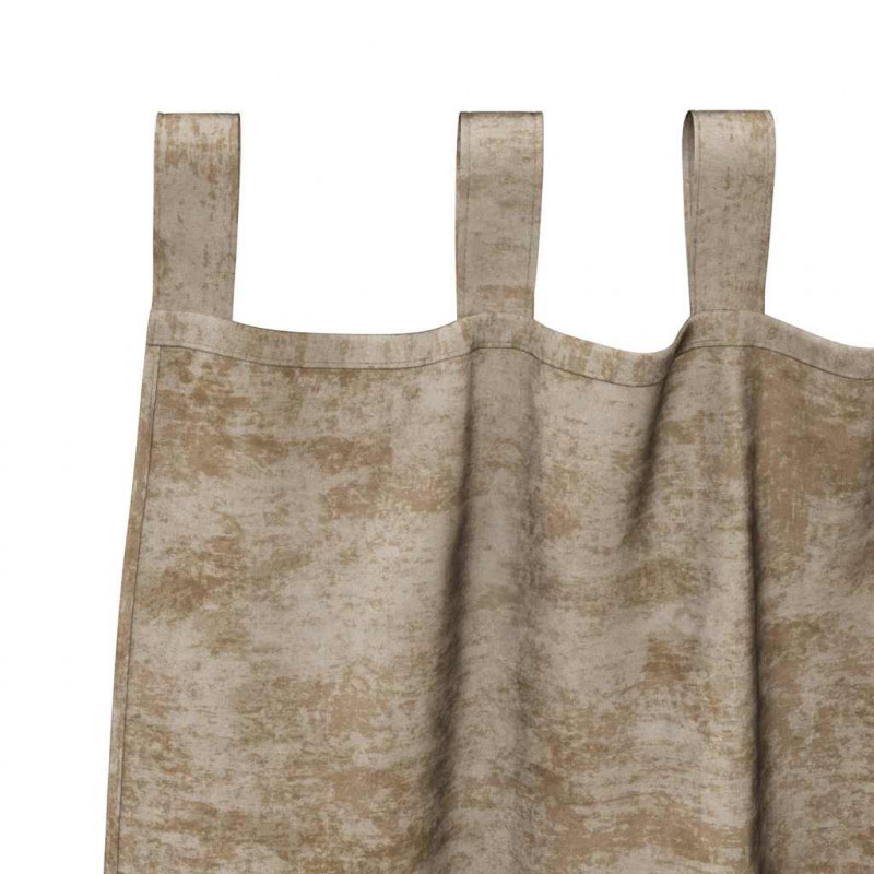 Zasłony z weluru 2 pcs szampański 245 x 140 cm Aksamit